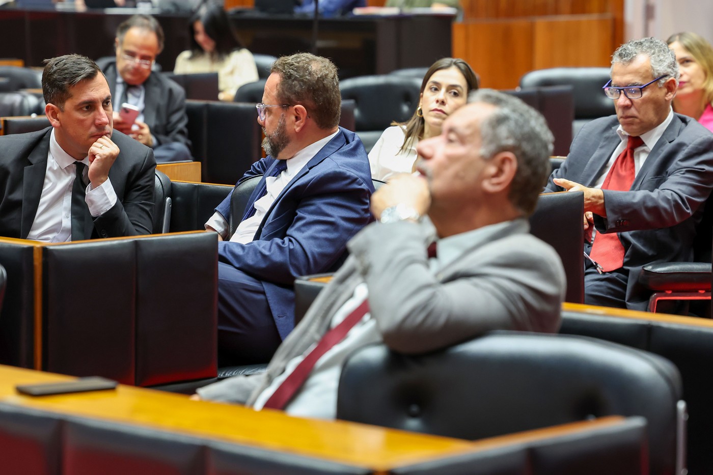 Deputados acompanham reunião no Plenário da Assembleia Legislativa de Minas Gerais
